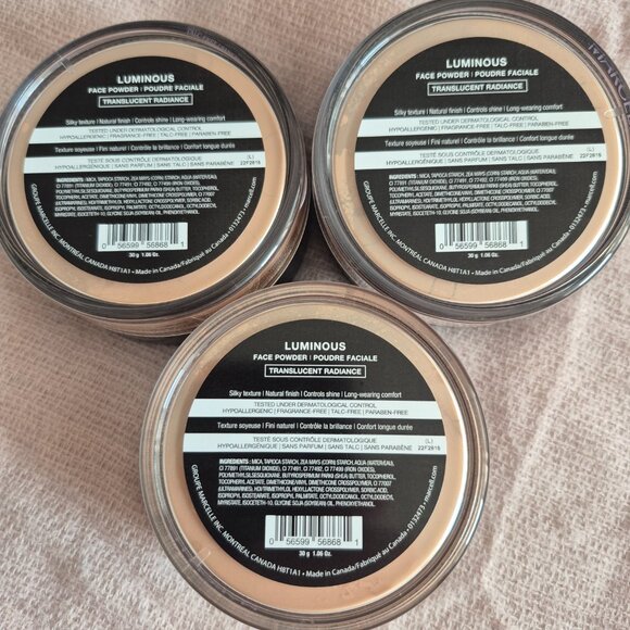 3 x Marcelle luminous face powder translucent - Picture 3 of 4